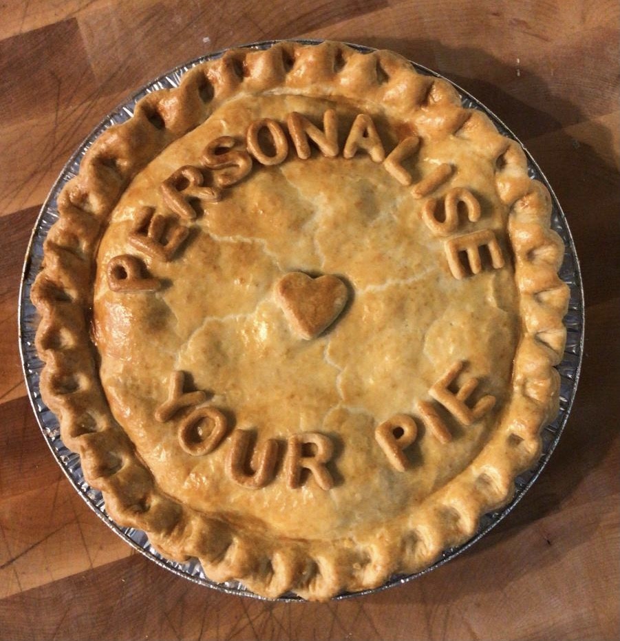 Large Personalised Meat Pie