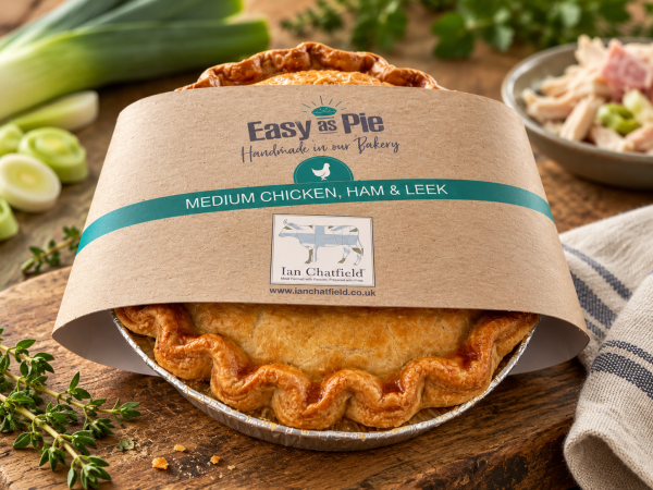 Chicken, Ham & Leek Pie