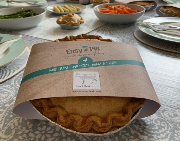 Chicken, Ham & Leek Pie