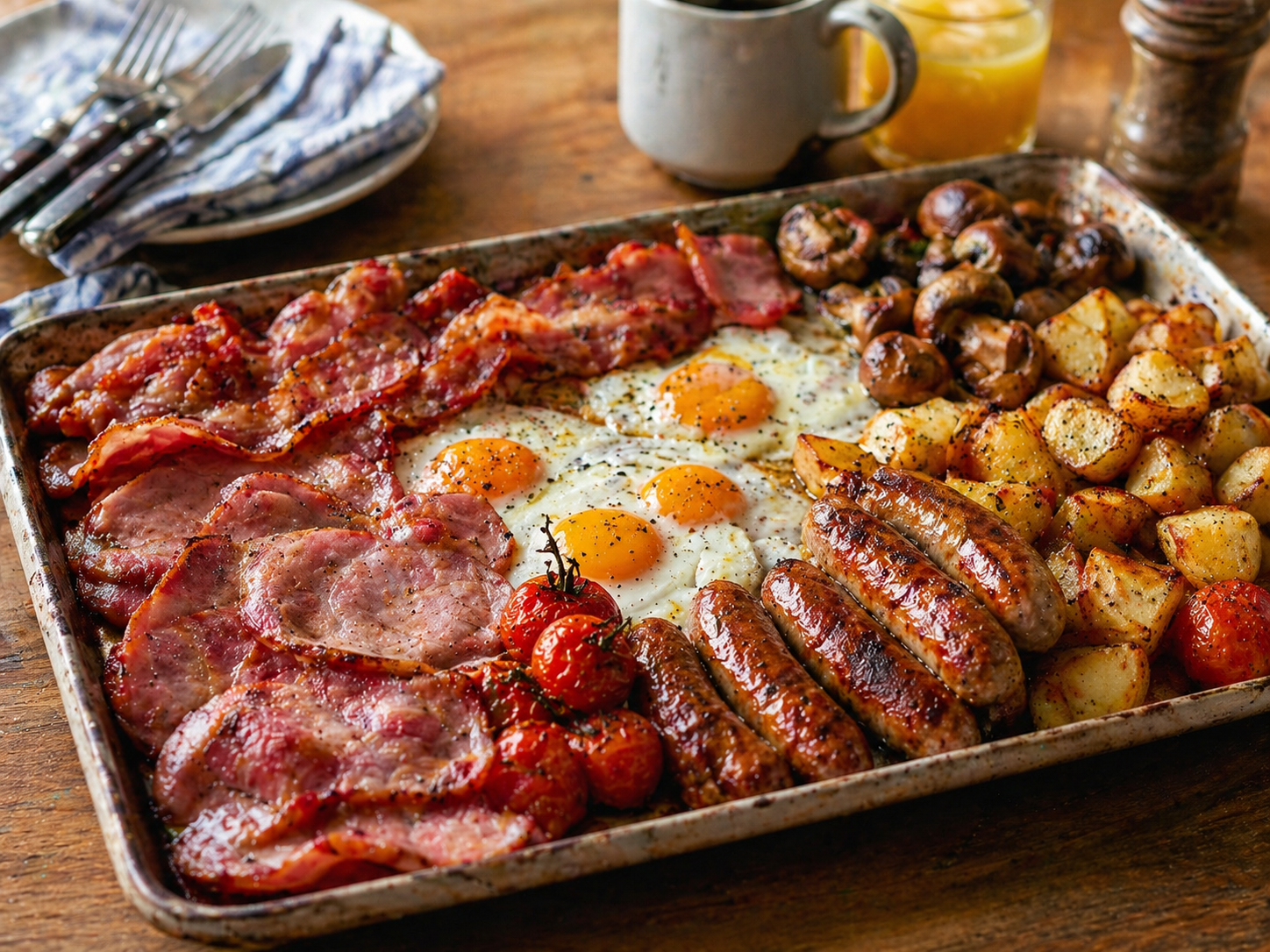 Ultimate Bacon Breakfast Traybake