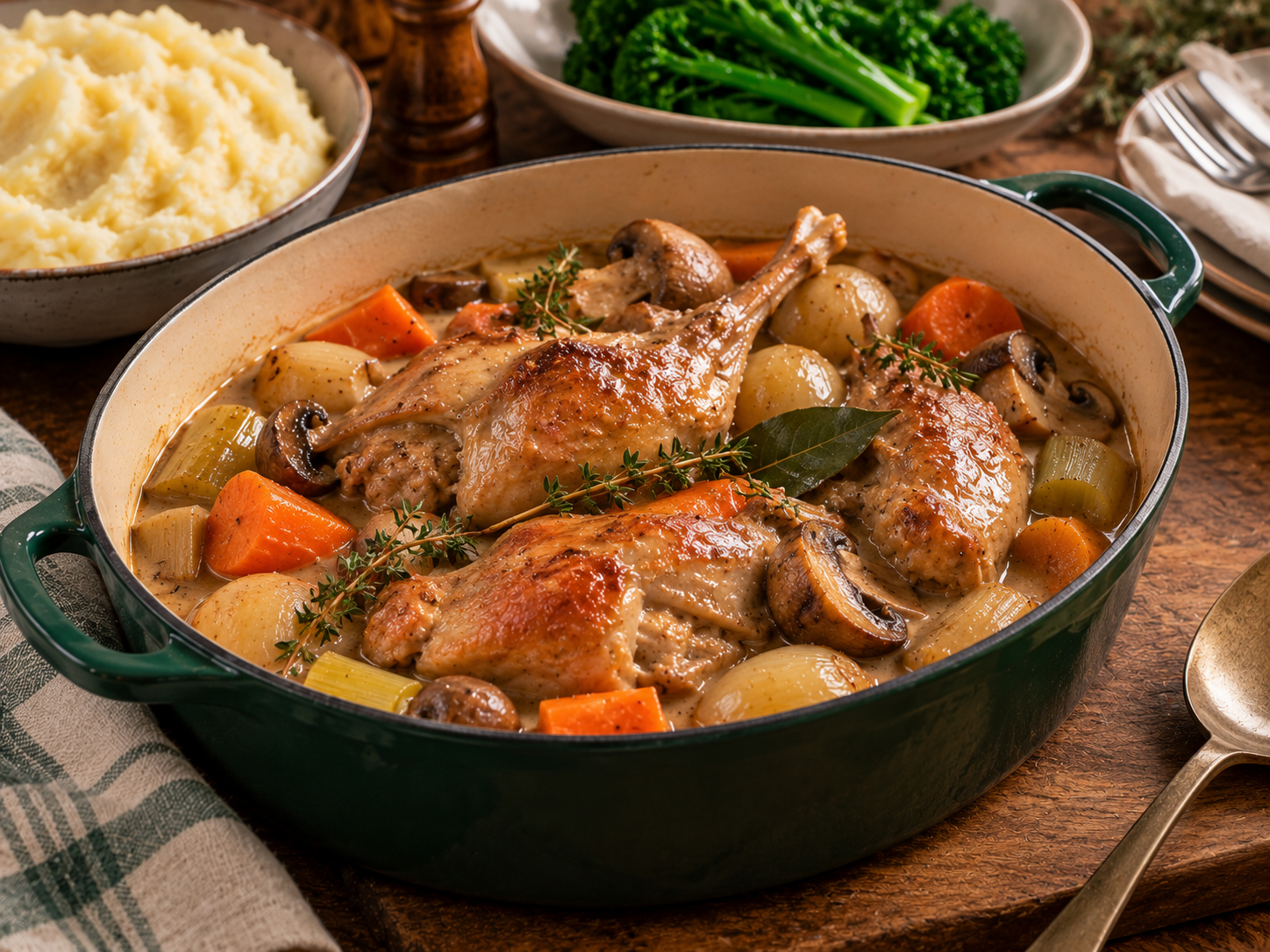 Cider & Mustard Rabbit Casserole