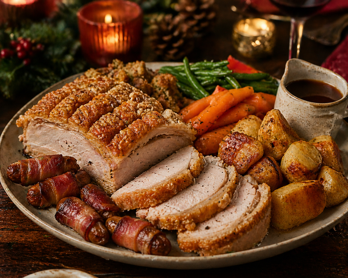 Roast Pork Loin with Crispy Crackling
