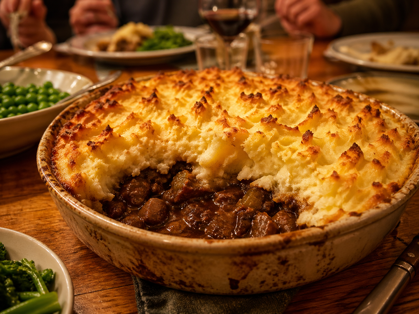 Venison Cottage Pie with Onion Gravy
